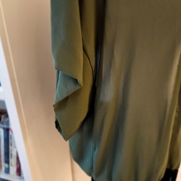 Chiffon Kimono-Style Robe with Fringe - Picture 3 of 3